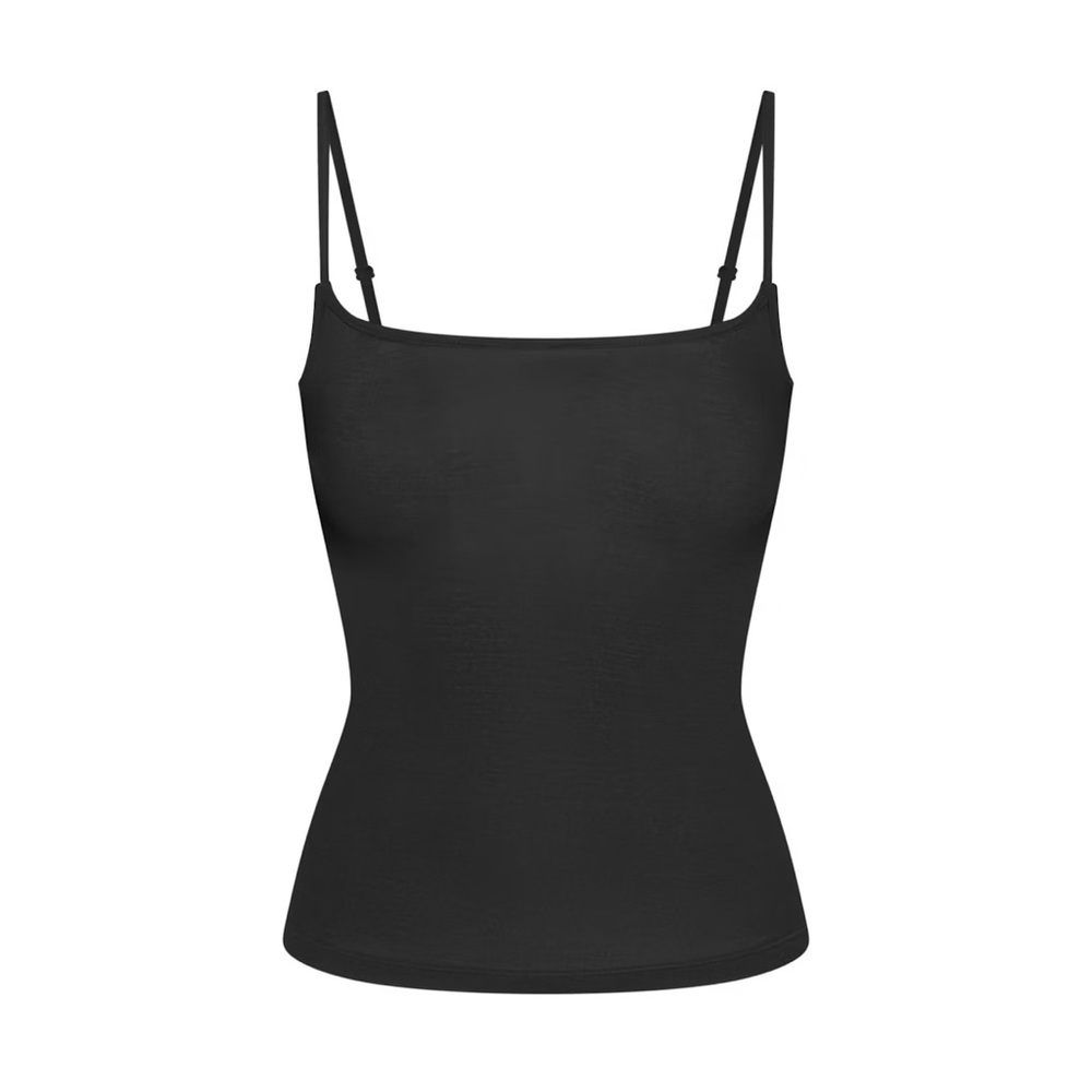 SKIMS Sheer Modal Cami - Onyx - Size Small - NWT
